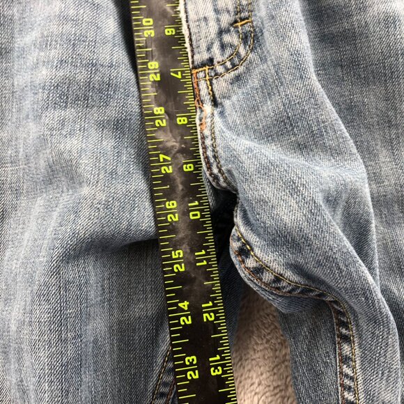 Lee Signature Mens Jeans Size 31x28 Measured Relaxed Bootcut Classic Blue Denim - Picture 6 of 14